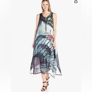 Johnny Was Biya Women's Clementina Silk Dress Size Small